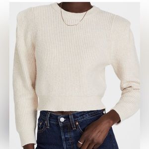 BB Dakota cream puff sleeve sweater
